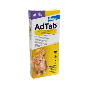 AdTab kat kauwtablet 0,5-2,0kg 3tabletten
