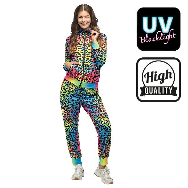 Trainingspak Leopard Art babe UV – M - Afbeelding 2