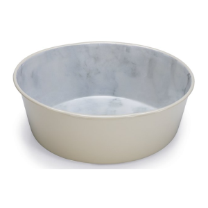 RVS eetbak wit marmerlook 1880ml 20cm