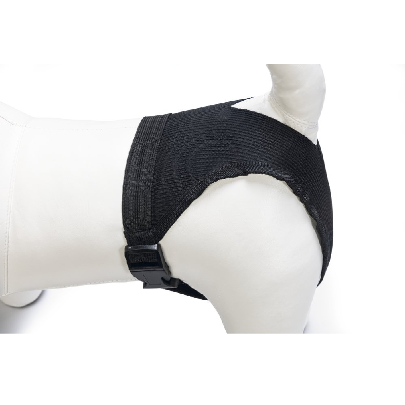 Loopsheidbroekje zwart M 32-37cm