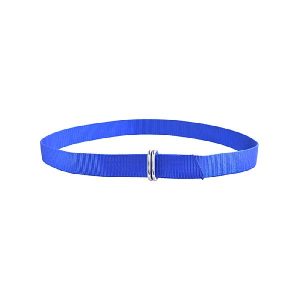 Koehalsband blauw met knelgesp 140 cm