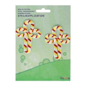 2 st. applicatie brandenburgers oeteldonk 8x6cm