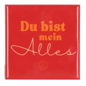 Tile Du Bist Pink 10x10x1cm