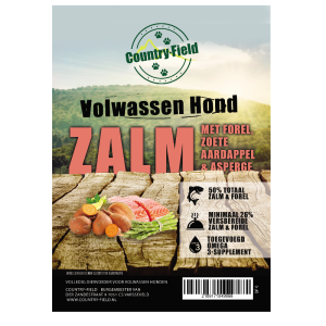 Country-Field Graanvrij Adult zalm met forel 2kg
